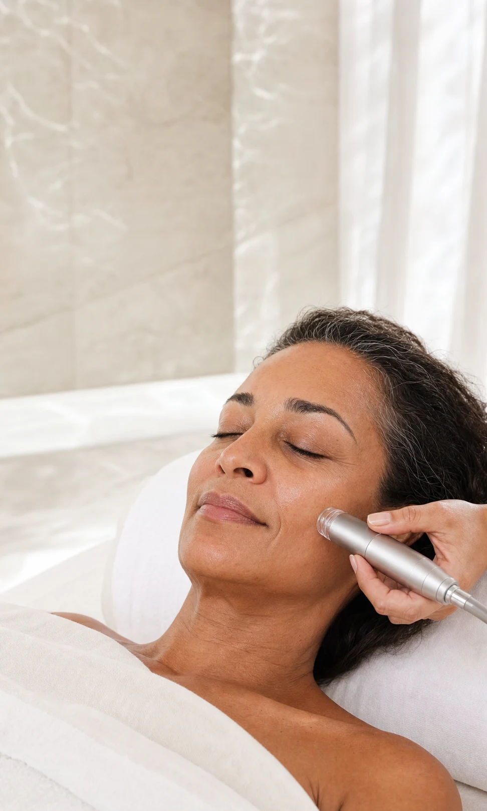 Professional advanced hydration facial treatment