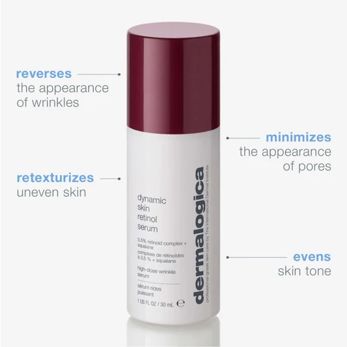 dynamic skin retinol serum professional skincare product
