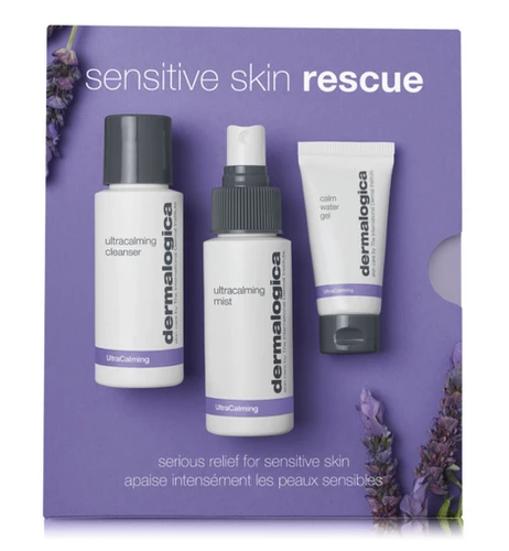 Sensitive skin rescue kit professional skincare product