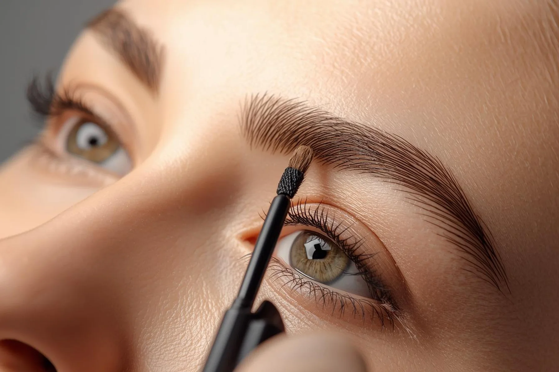 Professional brow or lash treatment imagery for Eyebrow Threading & Tint