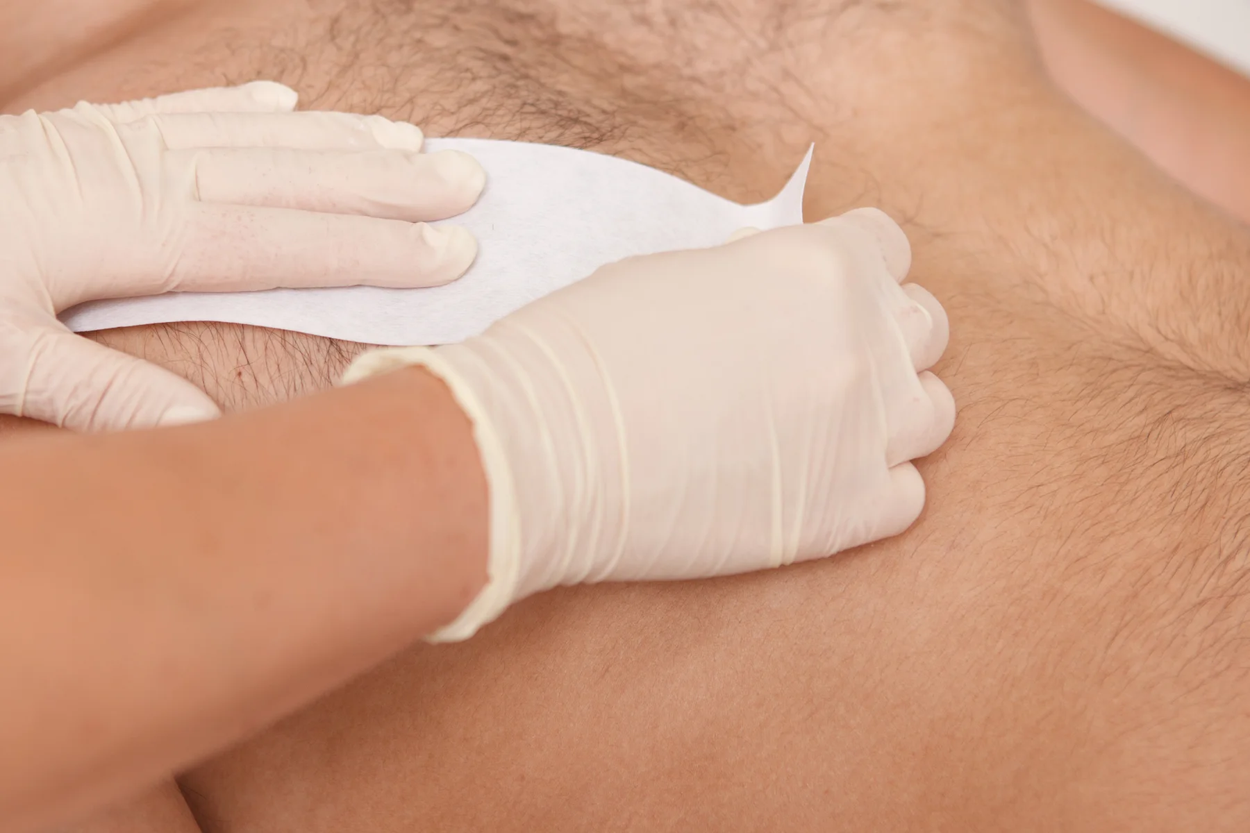 Professional waxing treatment imagery for Full-Chest Waxing
