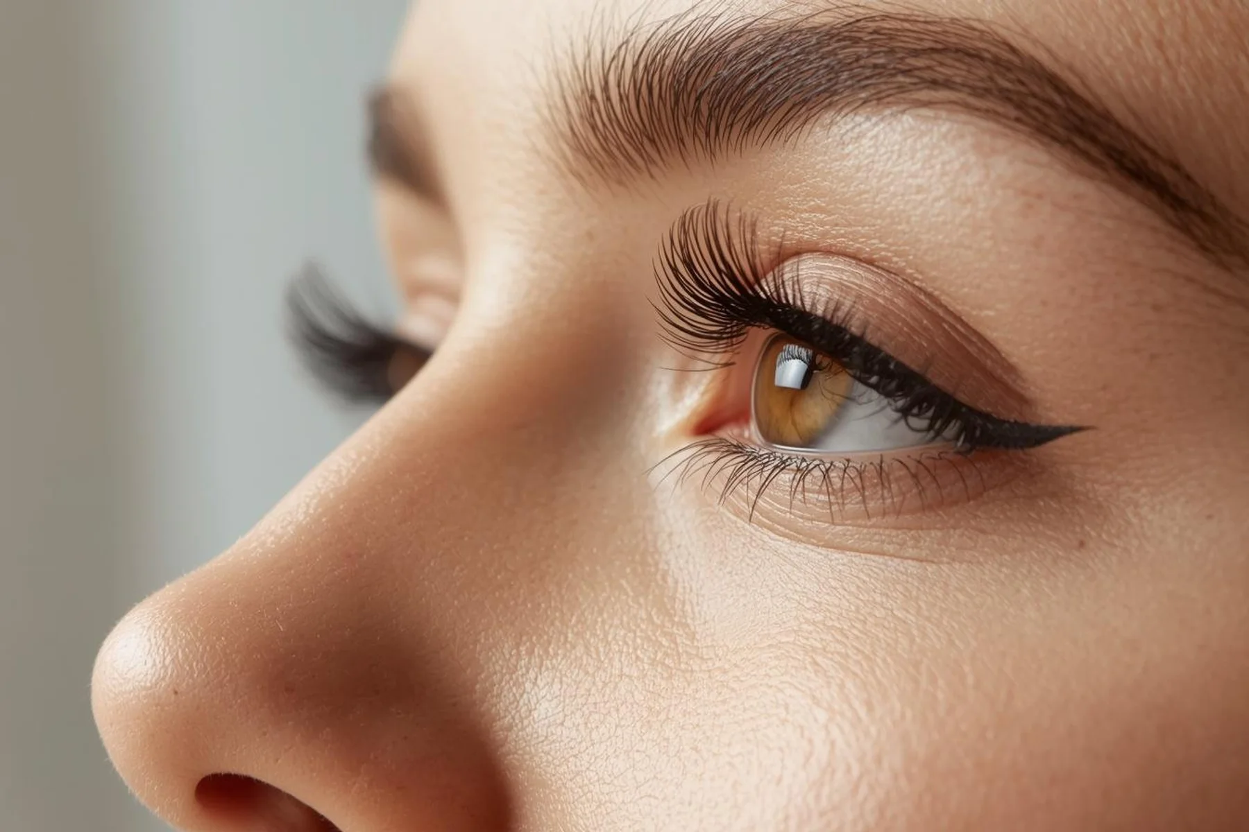 Professional brow or lash treatment imagery for Lash Lift
