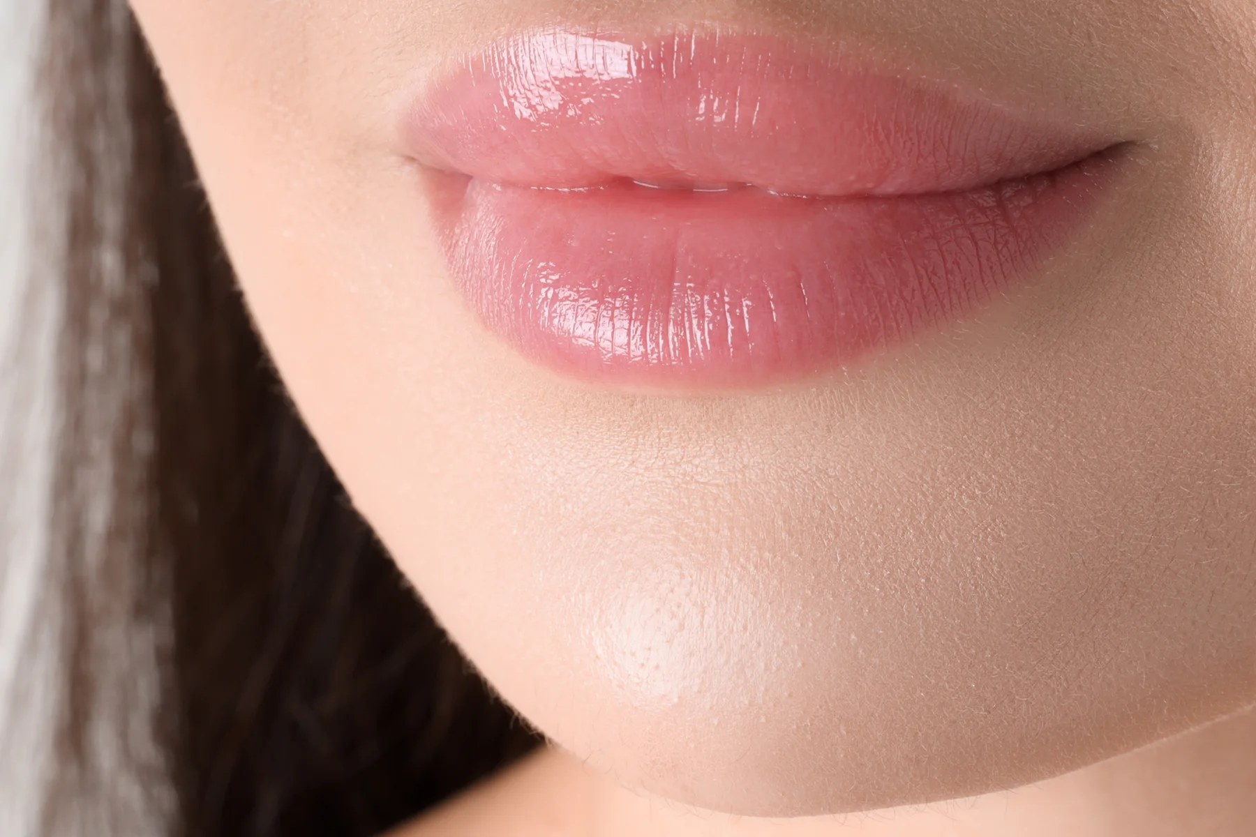 Professional facial threading treatment imagery for Lip Threading