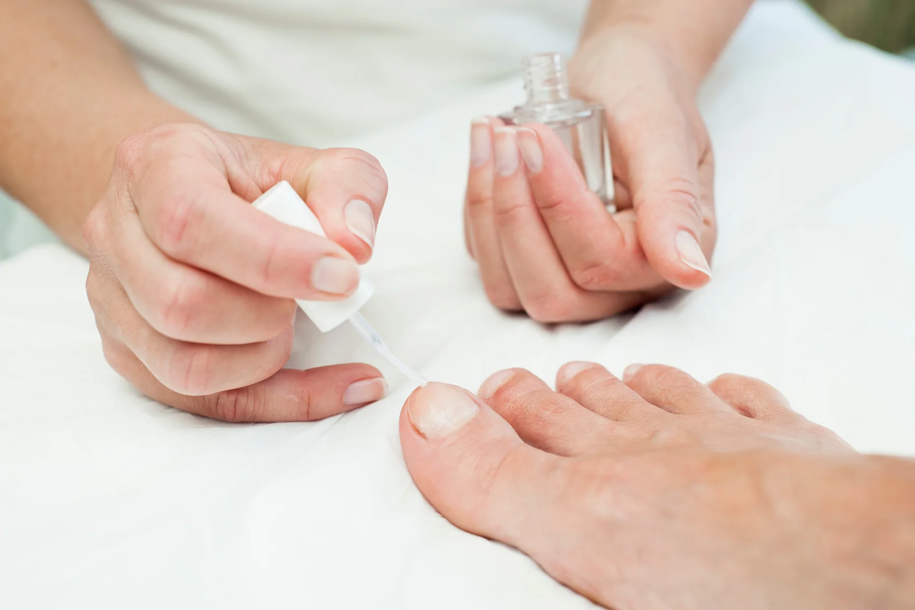 Professional nail care treatment imagery for Regular Pedicure